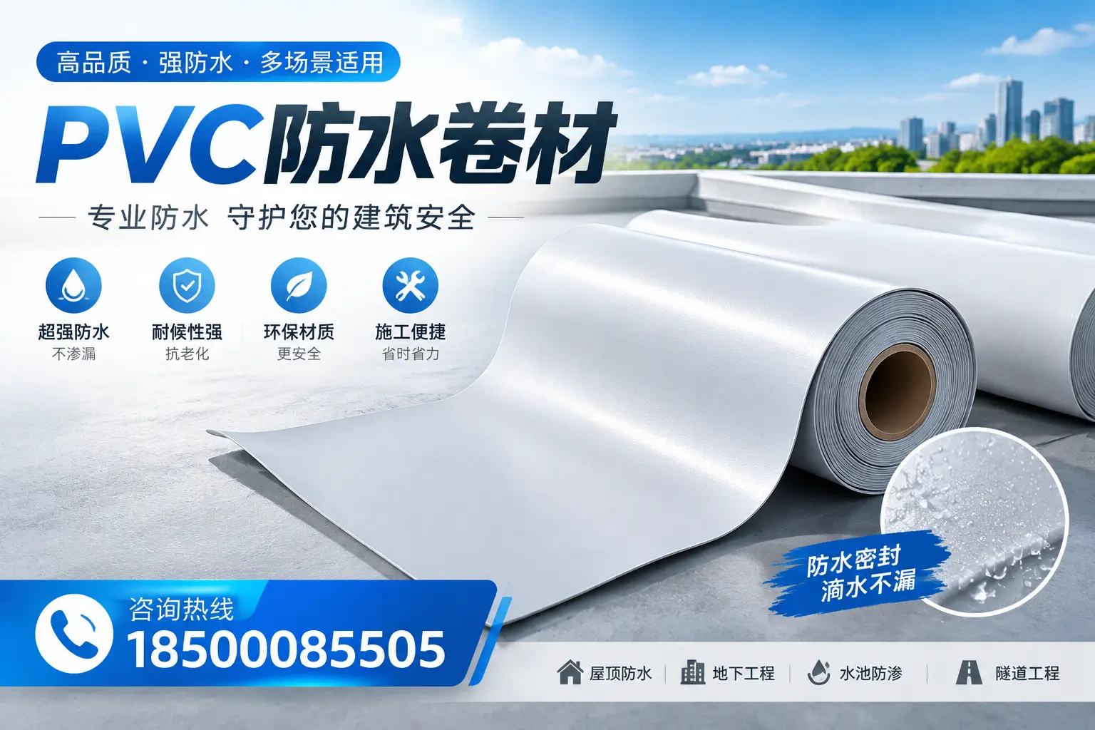 PVC防水卷材的市场竞争分析，忻州品牌选择参考